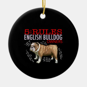 Décoration En Céramique 5 Règles pour les propriétaires de bulldog angla