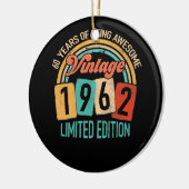 Décoration En Céramique 60 Ans D'Être génial En 1962 60e Anniversaire (Gauche)