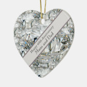 Décoration En Céramique 60th Wedding Anniversary Diamond (Gauche)