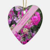 Décoration En Céramique 61e anniversaire du Mariage (Gauche)