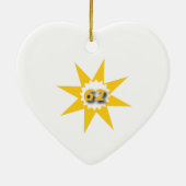 Décoration En Céramique 62e anniversaire du Mariage (Dos)