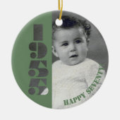 Décoration En Céramique 70e anniversaire cadeau Né en 1955 (Devant)