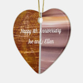 Décoration En Céramique 8e anniversaire, bronze et poterie Gardien du coeu (Gauche)