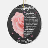 Décoration En Céramique À ma fille (Gauche)