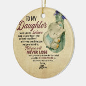 Décoration En Céramique À ma fille de maman (Gauche)