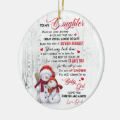 Décoration En Céramique À ma fille de papa (Gauche)