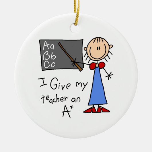 Décoration En Céramique A plus le professeur (Devant)