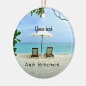 Décoration En Céramique Aaah...modèle de retraite (Gauche)