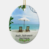 Décoration En Céramique Aaah...retraite...Joyeux Noël (Droite)