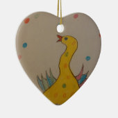 Décoration En Céramique #ABC Art par les enfants, Canard de Pâques (Droite)