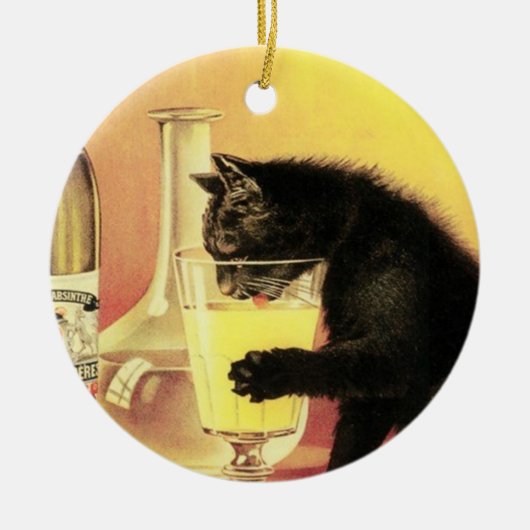 Décoration En Céramique Absinthe Bourgeois (Devant)