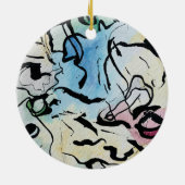 Décoration En Céramique Abstract Ink (Dos)