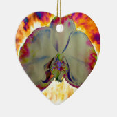 Décoration En Céramique Abstraite peinture d'orchidée tropicale fleurie (Droite)