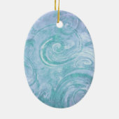 Décoration En Céramique Abstraites perles peintes (Dos)