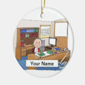 Décoration En Céramique Accountant (Gauche)