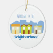 Décoration En Céramique Accueil de quartier (Gauche)