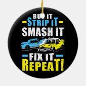 Décoration En Céramique Acheter Strip Smash Fixer Répéter Racing Devis Dem (Dos)