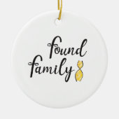 Décoration En Céramique ADN de la famille trouvé (Devant)