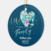 Décoration En Céramique Adopté / Birth Announcement (Gauche)