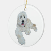 Décoration En Céramique Adorable Goldendoodle (Gauche)