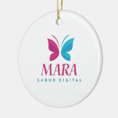 Décoration En Céramique Adorno Mara Digital (Gauche)