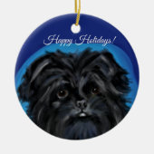 DÉCORATION EN CÉRAMIQUE AFFENPINSCHER (Devant)