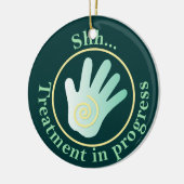 Décoration En Céramique Affichette de porte de pièce de traitement (Gauche)