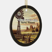 Décoration En Céramique Agate Fossil Lits Monument national Noël (Droite)