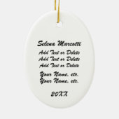 Décoration En Céramique Agent de bord (Dos)