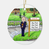 Décoration En Céramique Agent immobilier - mâle (Gauche)