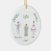 Décoration En Céramique Agneau Nutcracker personnalisable / Souris Bébé /  (Droite)