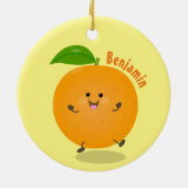 Décoration En Céramique Agréable agrumes d'orange (Dos)