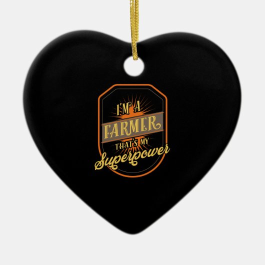 Décoration En Céramique Agriculteur (Devant)