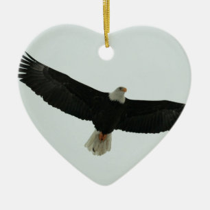 Décoration En Céramique Aigle chauve de glissement