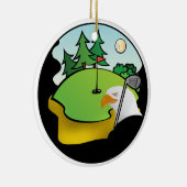 Décoration En Céramique Aigle de golf (Droite)