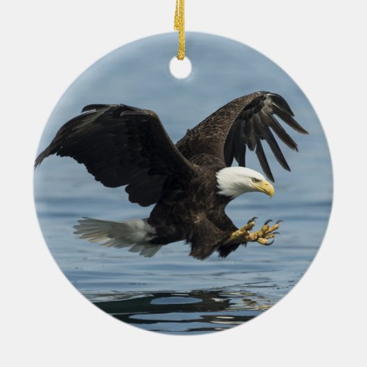 Décoration En Céramique Aigle en approche (Dos)