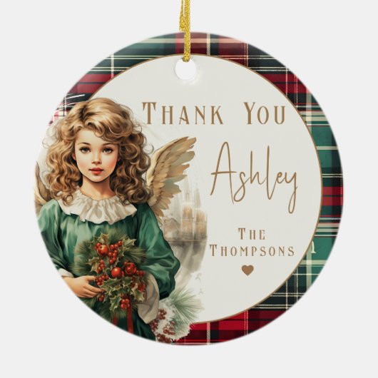 Décoration En Céramique Aiguille Élégante (Dos)