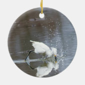 Décoration En Céramique "Aiguille neigeuse à la chasse" (Dos)