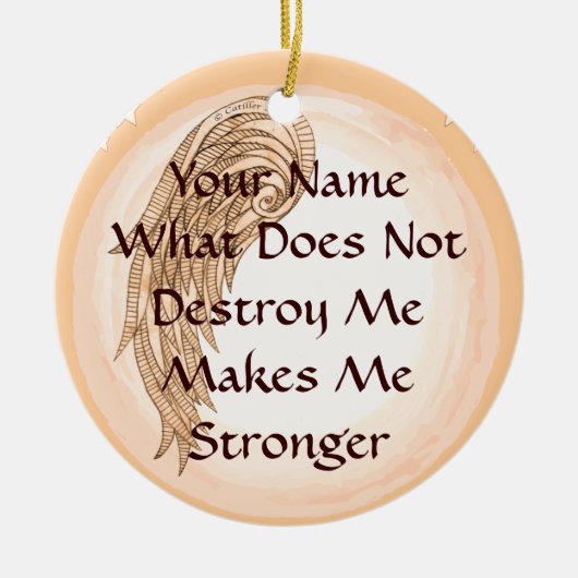 Décoration En Céramique Aile de force (Devant)