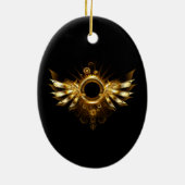 Décoration En Céramique Ailes de Steampunk (Dos)