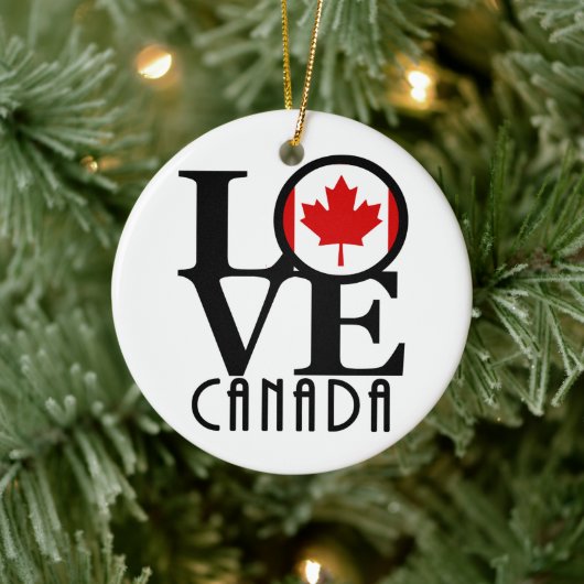 Décoration En Céramique AIMER Canada (Arbre)