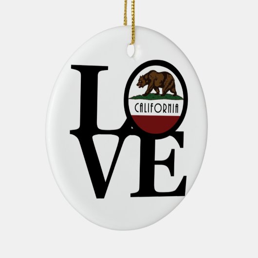 Décoration En Céramique AIMER LA Californie (Droite)