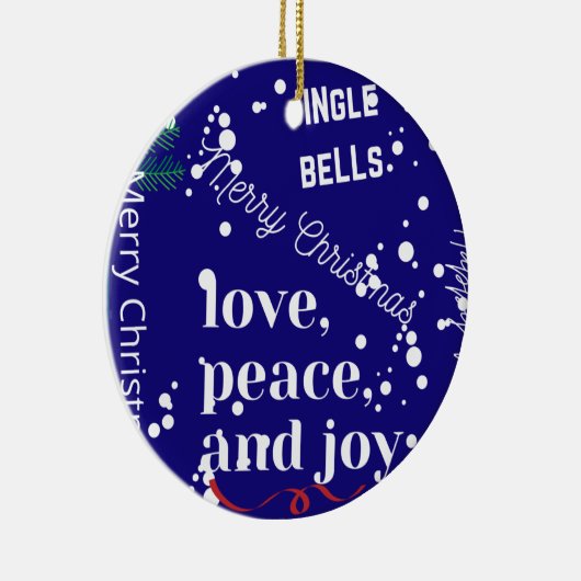 Décoration En Céramique Aimer la paix et la joie (Droite)