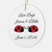 Décoration En Céramique Aimer les bogues, Personnaliser (Gauche)