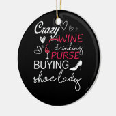 Décoration En Céramique Aimer Porte-Vins et Chaussures (Gauche)