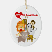 Décoration En Céramique Aimez nos amis animaux (Droite)