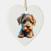Décoration En Céramique Airedale Terrier Chien Chien Chien Chien Chien Per (Droite)