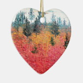 Décoration En Céramique Airelle et pin (Droite)