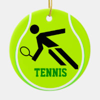 Ajoutez l'ornement de champions de tennis de photo
