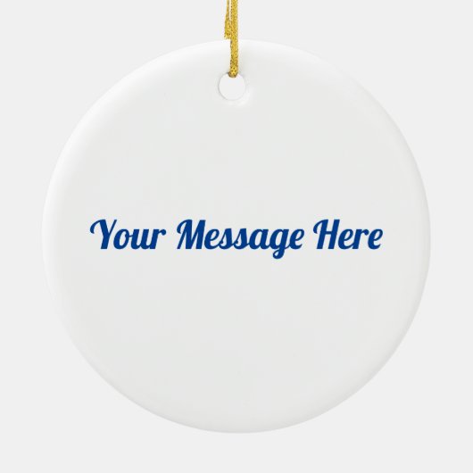 Décoration En Céramique Aland Islands Flag Personalized Custom (Dos)